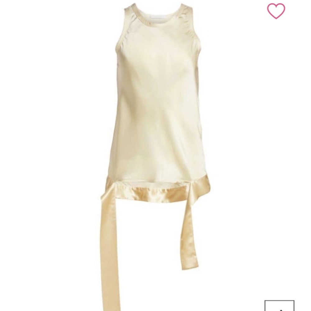 NWT Helmut Lang Hem Drape Tank